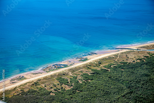 Oléron and Ré island and vendée french atlantic coastline