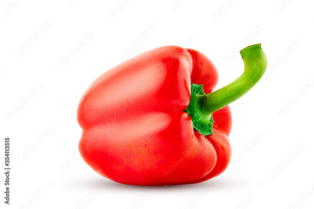 Paprika on an isolated background