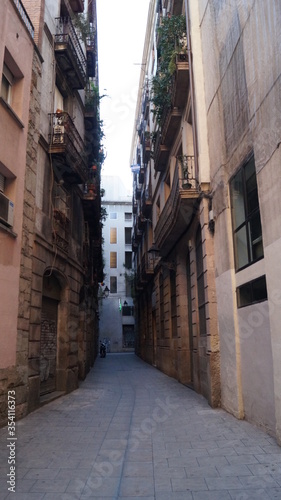 narrow street in old town © Florin