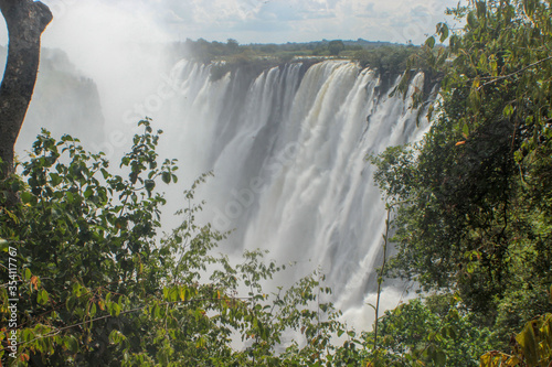 The Mosi o Tunya falls also known as Victoria falls photo