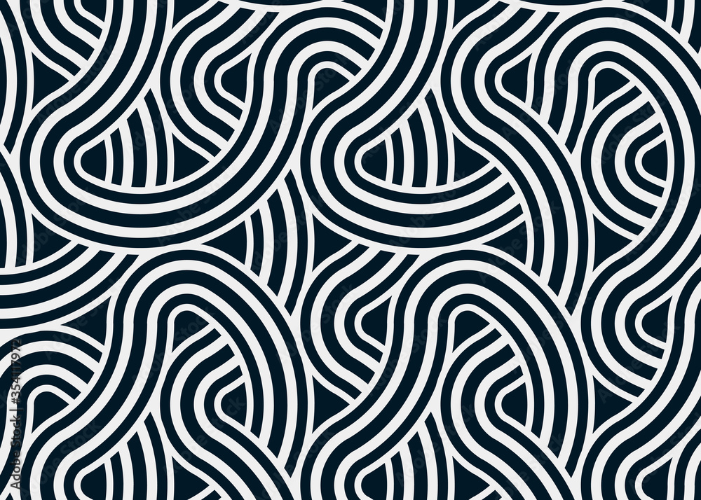 Fototapeta premium Colour Hexagon Tile Connection art background design illustration