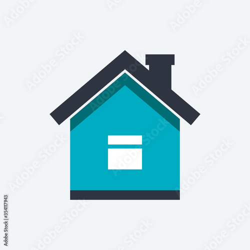 home house icon. vector simple color flat symbol