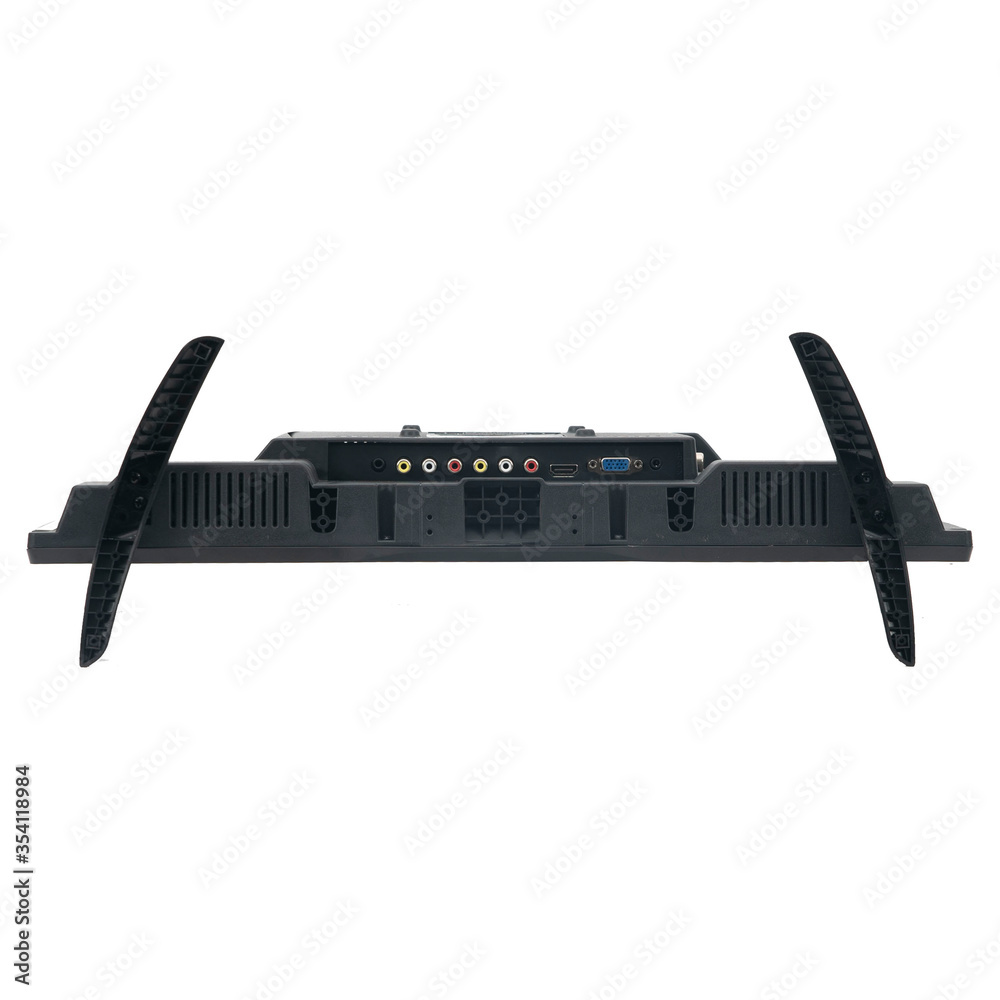 Obraz premium LED Tv in different angles in white background