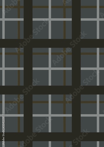 Tartan scotland seamless plaid pattern illustration. Retro background fabric. Vintage check color square geometric texture for textile print, wrapping paper, gift card, wallpaper flat design.