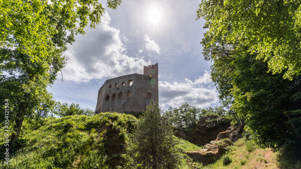 Medieval Castle in Andlau in France