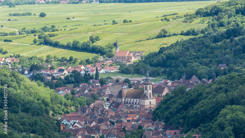 Rural Panorama in Andlau in France