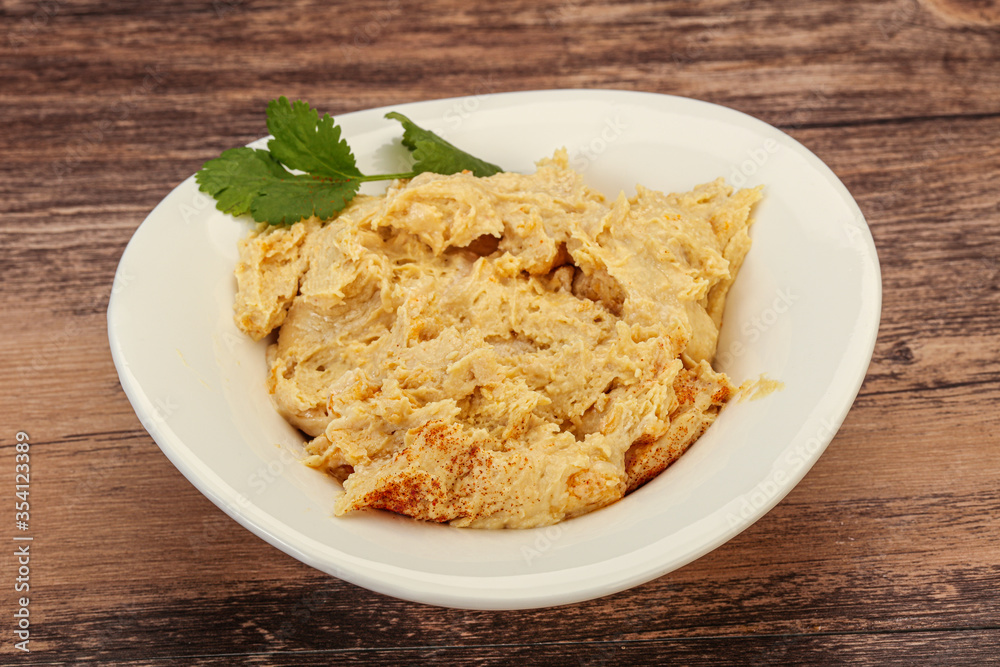 Vegan dietary cusine - humus snack Vegan dietary cusine - humus snack