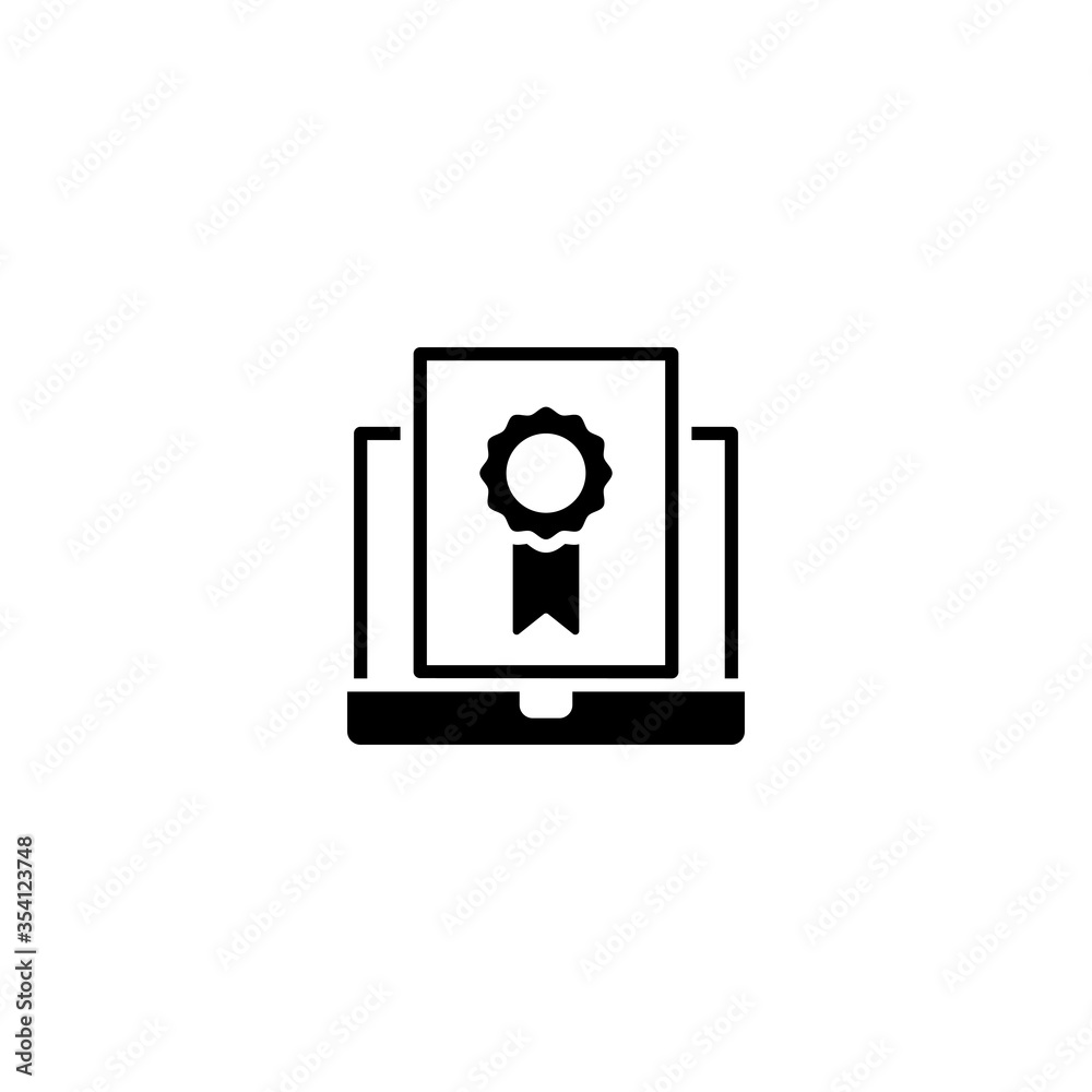 online learning icon vector illustration online learning icon vector illustration