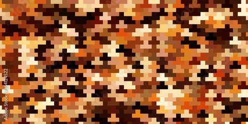 Fototapeta Naklejka Na Ścianę i Meble -  Dark Orange vector pattern in square style. Rectangles with colorful gradient on abstract background. Best design for your ad, poster, banner.