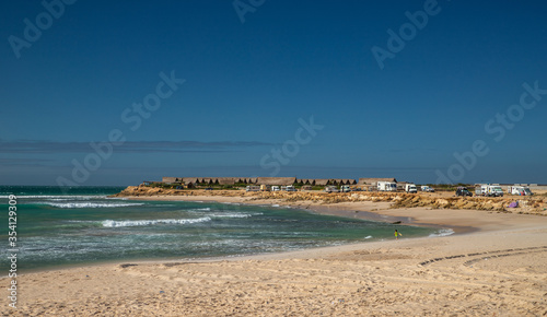 Fototapeta Naklejka Na Ścianę i Meble -  Dakhla beach, Western Sahara, Morocco