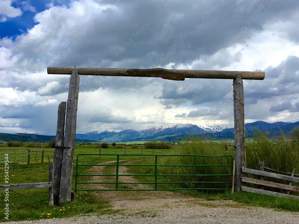 Ranch Entrance, Wyoming