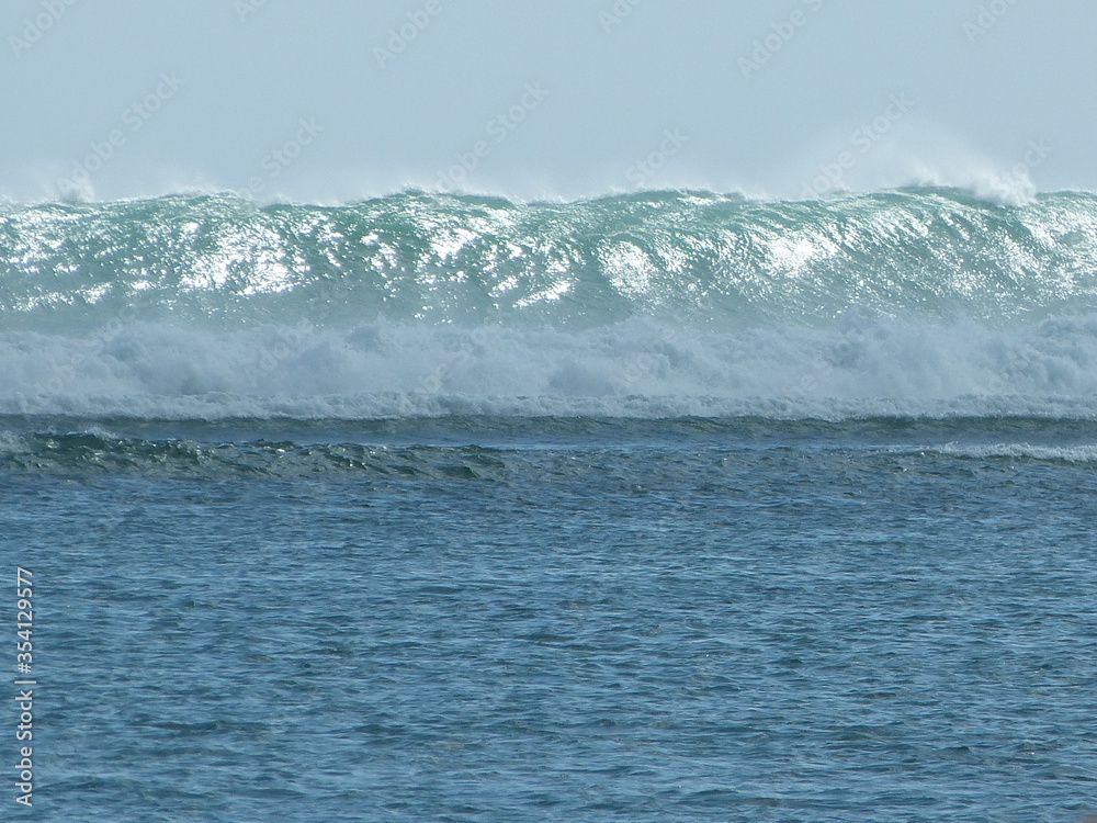 big wave in Indian ocean