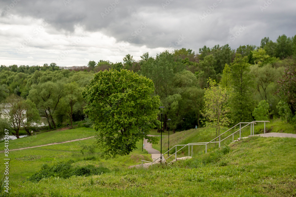 Dvoryanskoe gnezdo, city park in Orel, Russia
