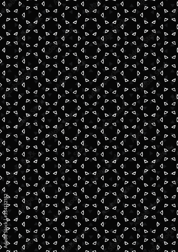 Contorno y relleno triangular.