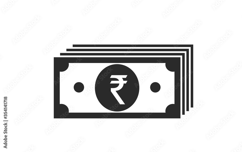 indian rupee banknote stack icon. financial and banking infographic design element indian rupee banknote stack icon. financial and banking infographic design element