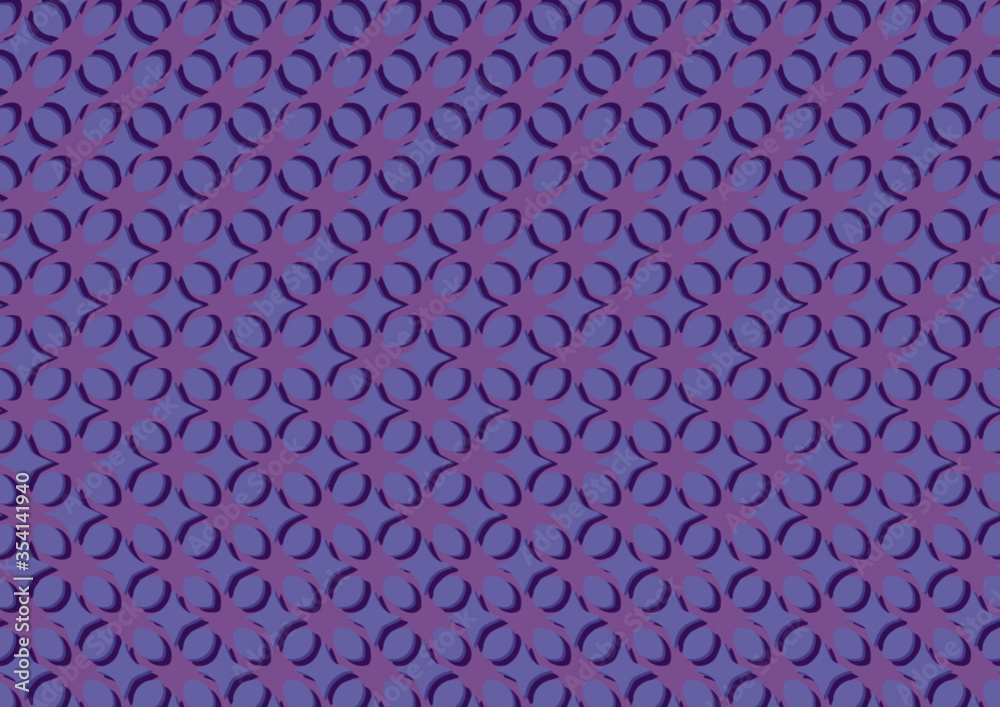 Patrón de violetas.