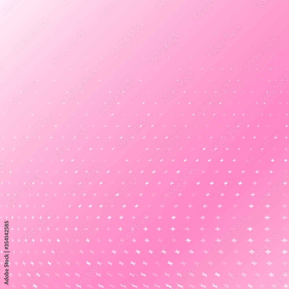 Pink color minimal abstract background with wavy and blurry white four points stars and gradients. Halftone texture. Can be used for landing pages, posters, brochures, flyers, ads, banners, promotions Pink color minimal abstract background with wavy and blurry white four points stars and gradients. Halftone texture. Can be used for landing pages, posters, brochures, flyers, ads, banners, promotions
