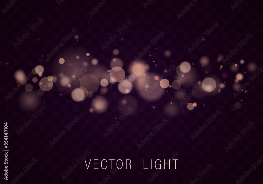 Obraz premium Yellow bokeh effect 