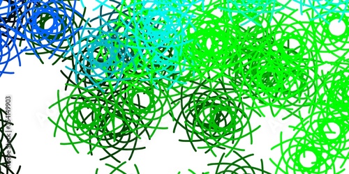 Light Multicolor vector pattern with abstract shapes.