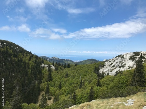 Northern Velebit national park in Croatia landscape