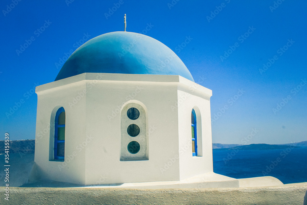 Greek Rooftop in Santorini