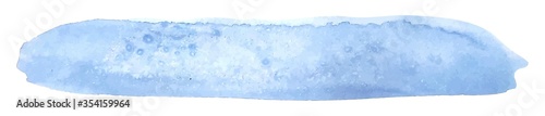 Vector watercolor background pale blue smear, stock illustration for design and decor, white background, banner, template, poster, card