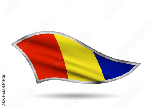 Free Download Waving Flag of Romania - GFXLoad