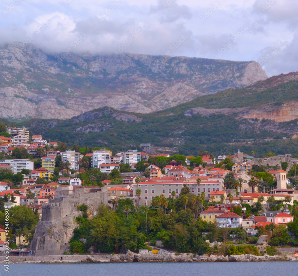 the beautiful city of Montenegro with beautiful architecture.
