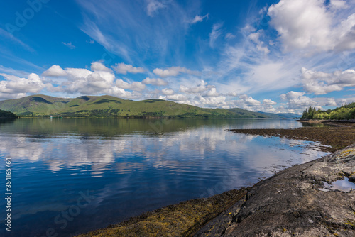 View from the coast of Loch Linnhe.