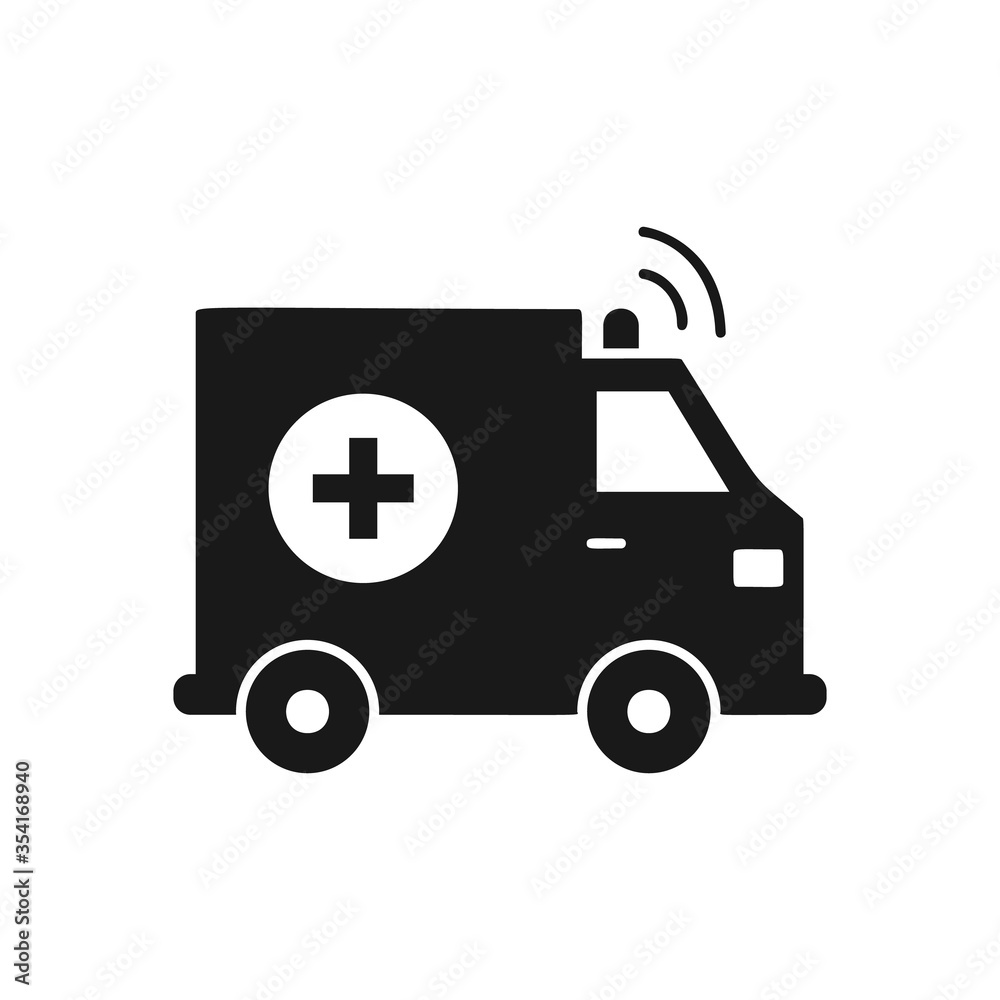 Car, ambulance icon. Simple vector transport icons for ui and ux, website or mobile application Car, ambulance icon. Simple vector transport icons for ui and ux, website or mobile application