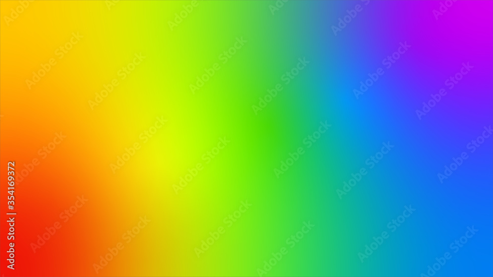 Rainbow color blurred radient with lights us background with copy space for graphic design, poster and banner. Gay Pride LGBT concept