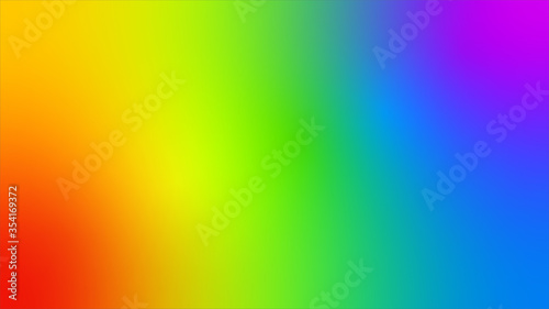 Rainbow color blurred radient with lights us background with copy space for graphic design, poster and banner. Gay Pride LGBT concept