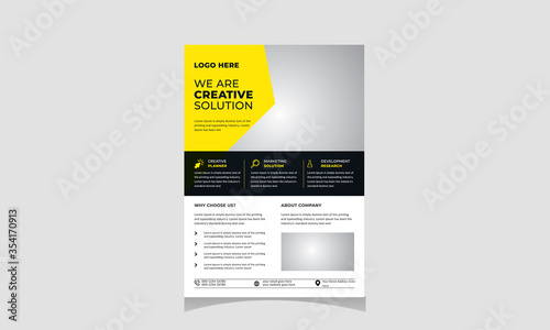 Corporate Business flyer template Design