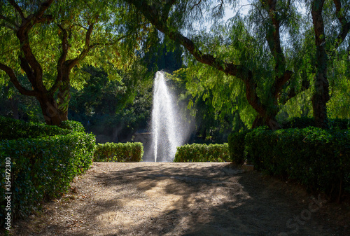 Fountain in the city Park of Barcelona