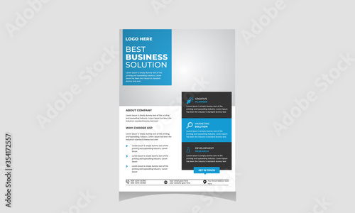 Corporate Business flyer template Design
