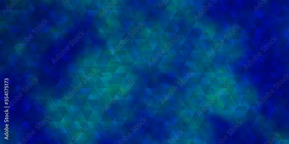 Light BLUE vector background with lines, triangles. Light BLUE vector background with lines, triangles.