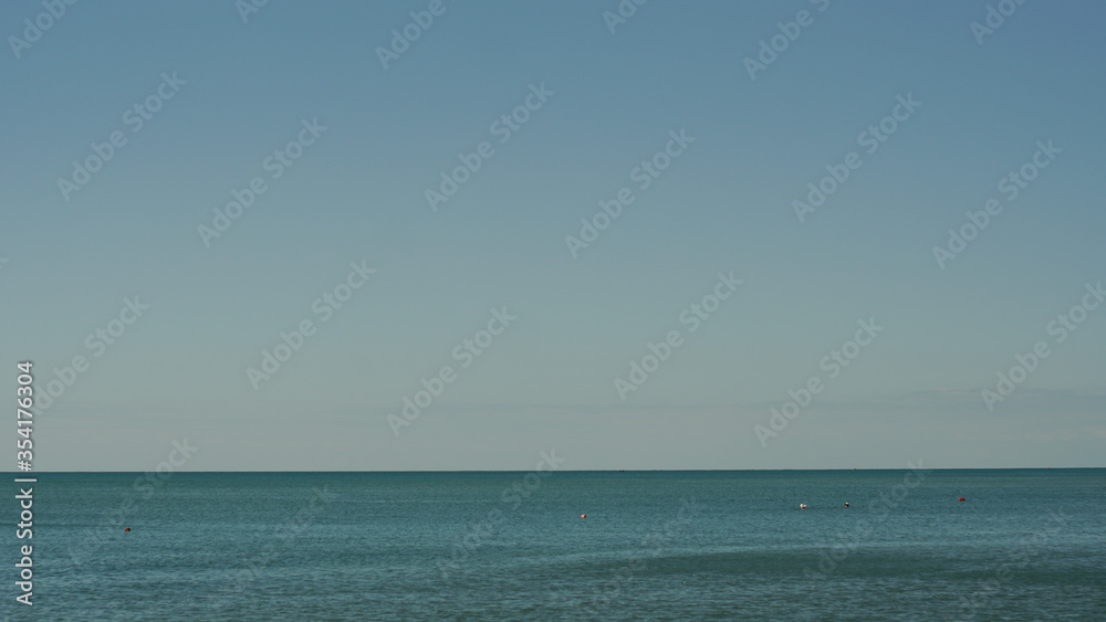 Calm Sea Ocean And Blue Sky Background Calm Sea Ocean And Blue Sky Background