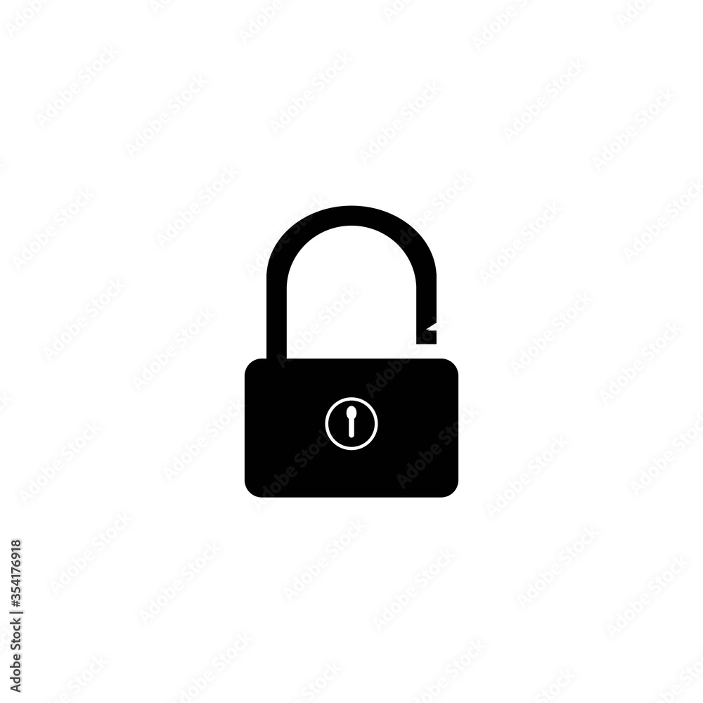 padlock icon logo vector padlock icon logo vector