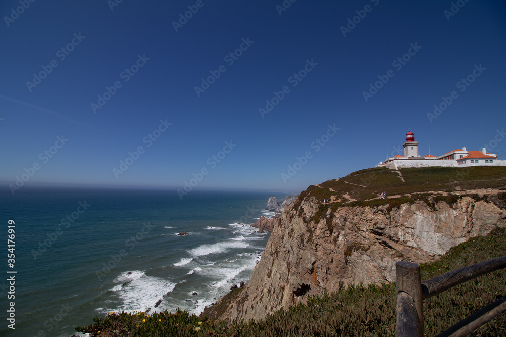 The Lone Clifftop Lighthouse Guarding the Coast