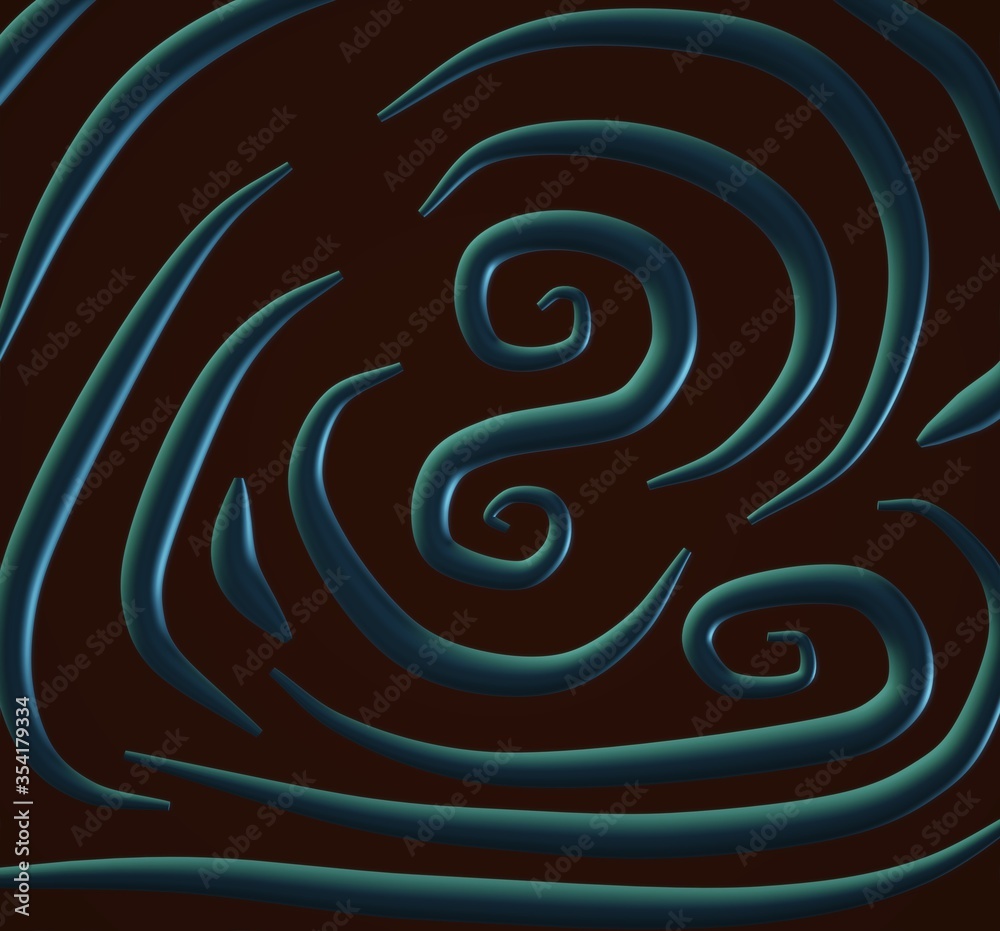 Naklejka premium 3d image. Textures