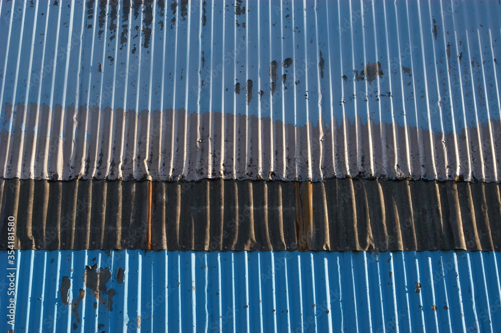 Obraz premium Corrugated Metal Roof