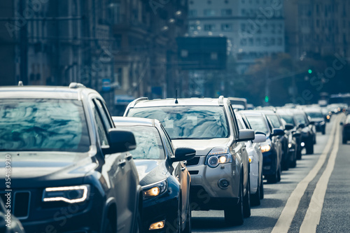 Traffic jam in Moscow