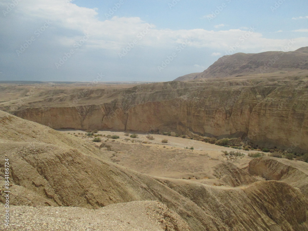 Gorgeous views of cliffs in the Judean Desert, Israel Gorgeous views of cliffs in the Judean Desert, Israel