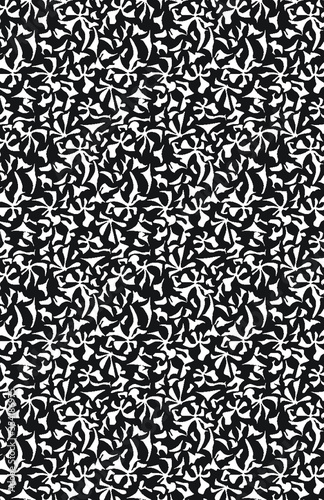 black and white seamless geo pattern