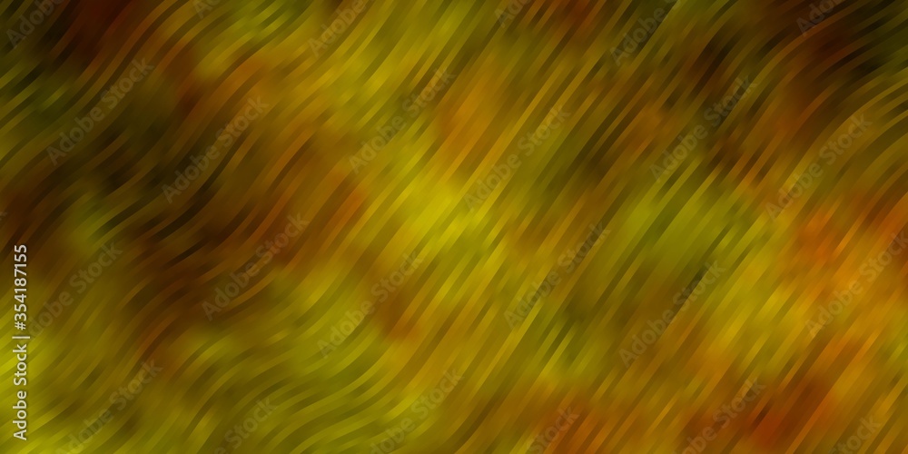 Light Green, Yellow vector pattern with curved lines. Colorful geometric sample with gradient curves. Best design for your ad, poster, banner. Light Green, Yellow vector pattern with curved lines. Colorful geometric sample with gradient curves. Best design for your ad, poster, banner.