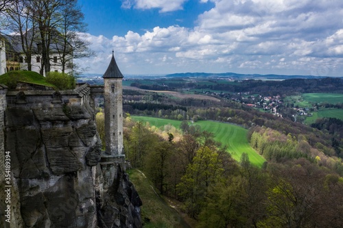 castle in the mountains