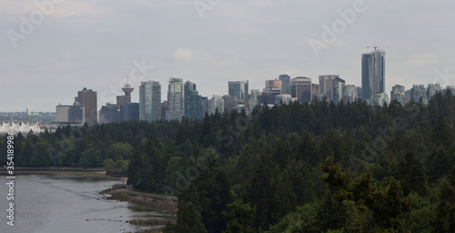 skyline of Vancouver