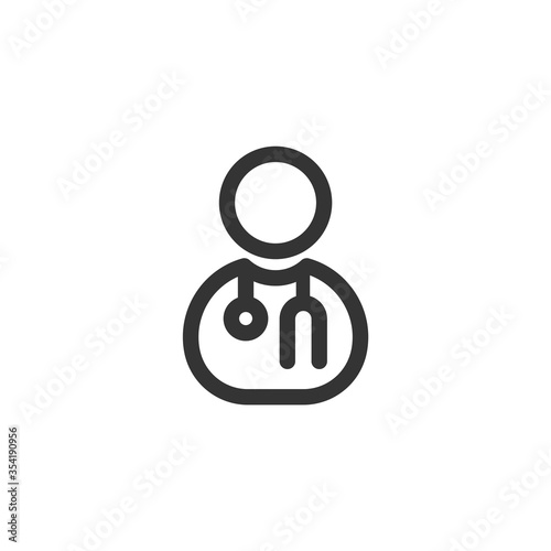 doctor icon vector illustration for website and graphic design