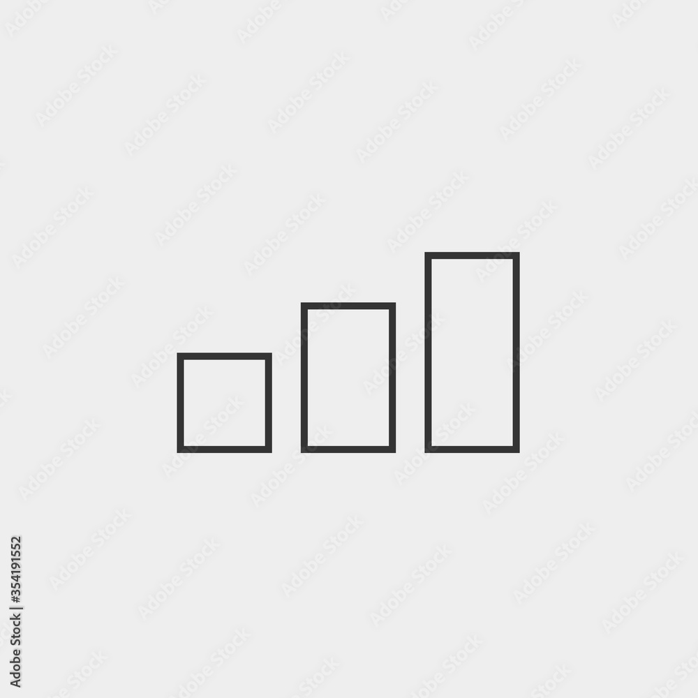 graph icon vector illustration for website and graphic design graph icon vector illustration for website and graphic design