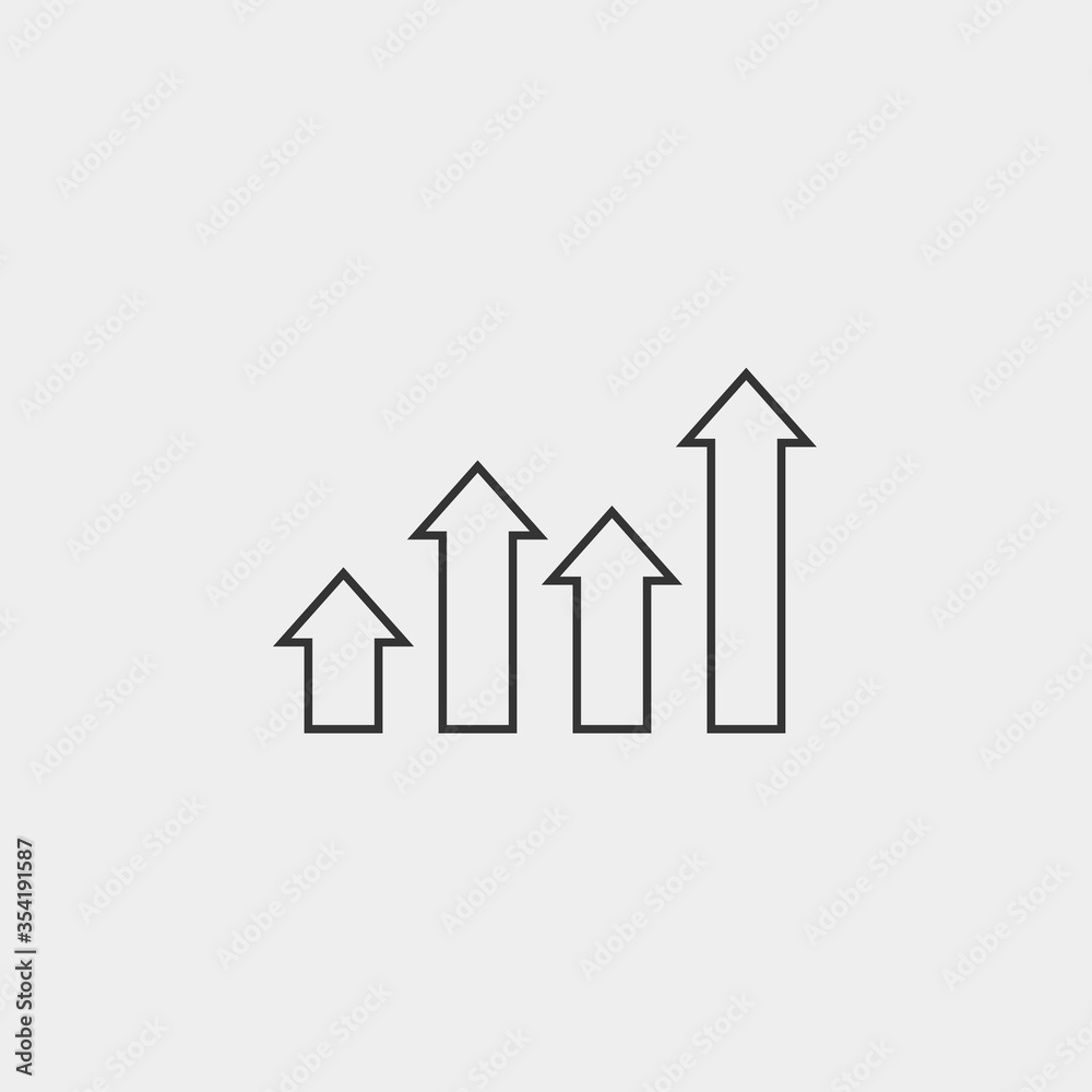 graph icon vector illustration for website and graphic design graph icon vector illustration for website and graphic design